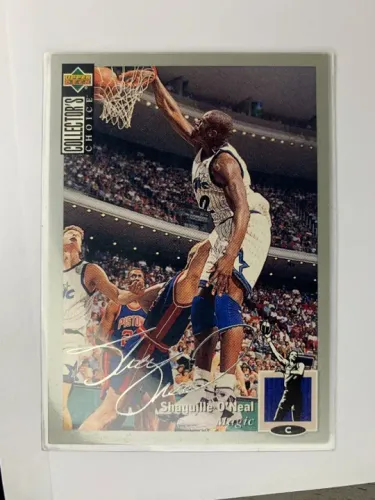 6 Cards Assinados Shaquille Oneal Maravilhosos 1994 Upper Deck NBA Basquete