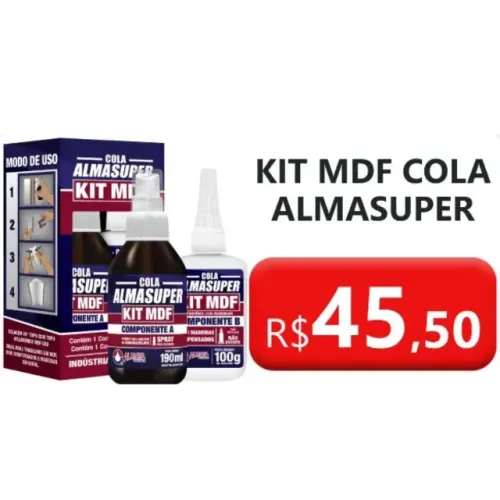 Kit De Cola para Mdf Almasuper