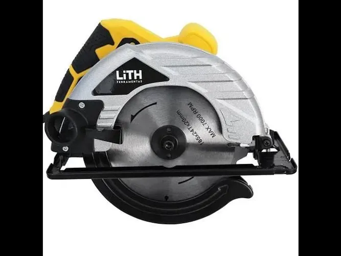 Serra circular lith 1400w 220v novo entregamos acompanha disco