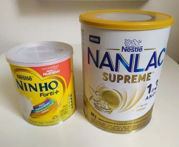 Latas vazias 800g e 400g