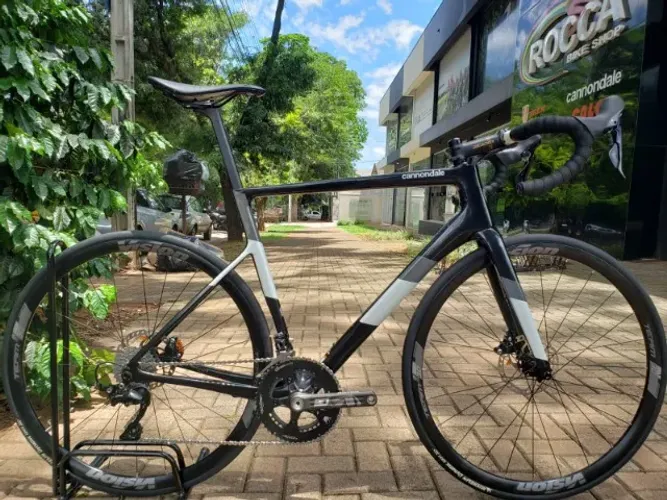 Bicicleta Speed Cannondale Supersix Evo Carbon Disc 105 Tam. 56