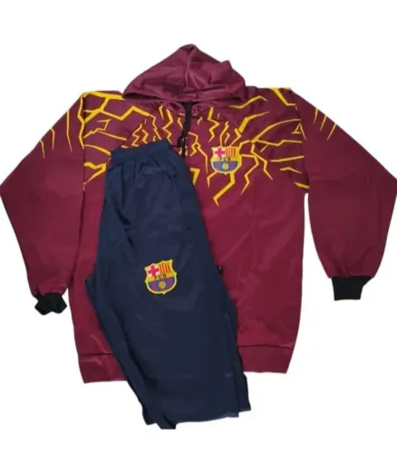 Conjunto Agasalho Barcelona Adulto