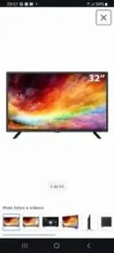 tv philco nova 32 com roku e comando de voz