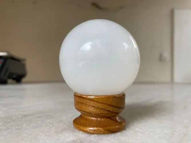 Esfera de Ônix Branco 