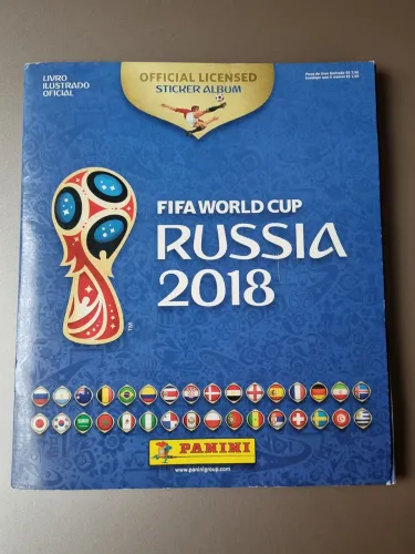 Álbum de Figurinhas Copa do Mundo Rússia 2018