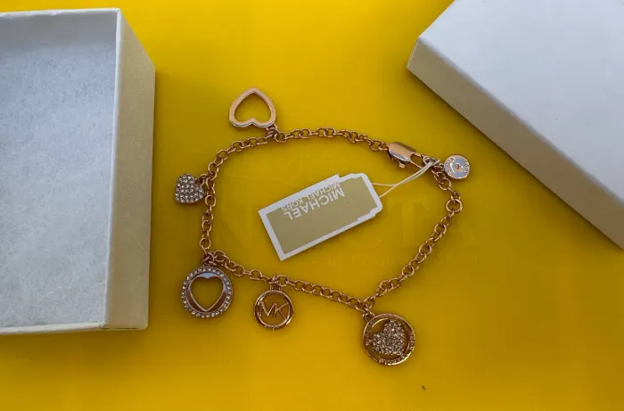 Pulseira Michael Kors Original Banhada a Ouro Rosé - EUA