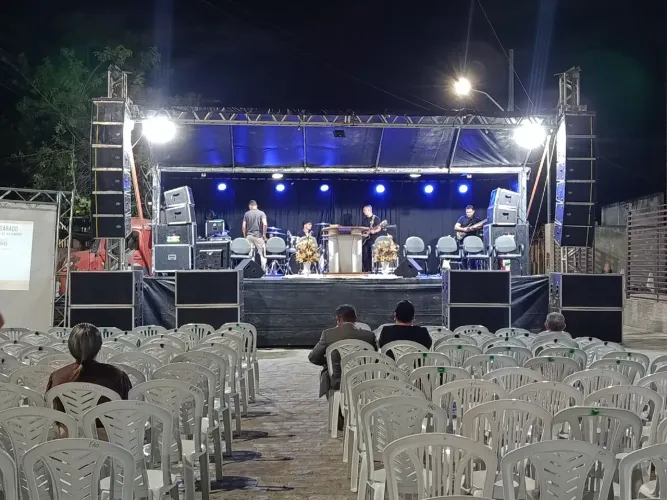 Material para eventos,som palco, iluminação, painel de Led