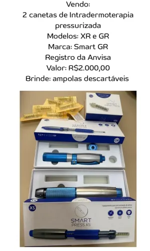 Caneta de intradermoterapia pressurizada