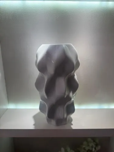 Vaso Holaria - Modelo Estilo Plissan G Branco