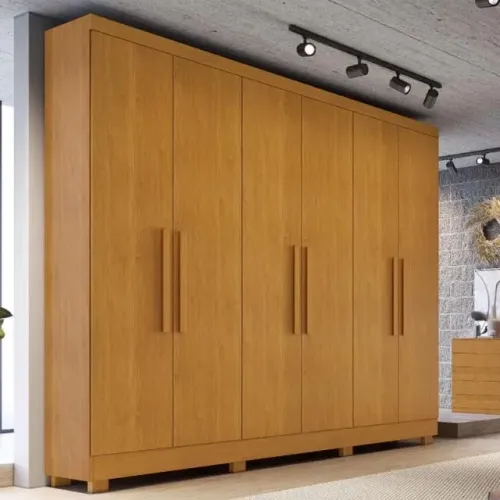 Guarda-Roupa Casal Sergipe Larg. 1.80m 6 Portas- Entrega Rápida Faça seu Pedido
