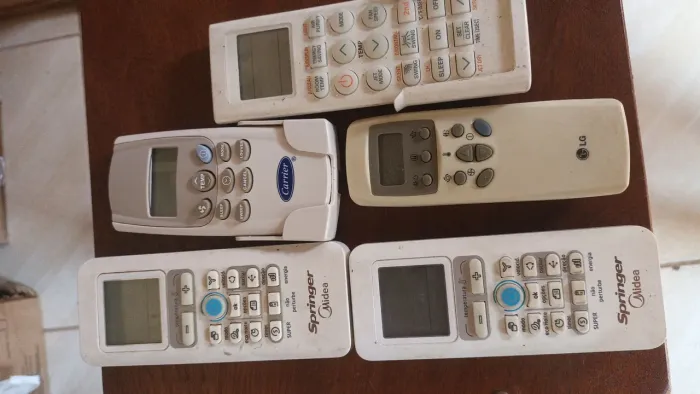 Controles de ar condicionado originais