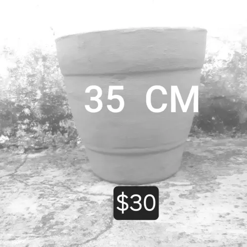 Vaso grande concreto novo 35cm - R$30 retirar Ribeirão Preto 