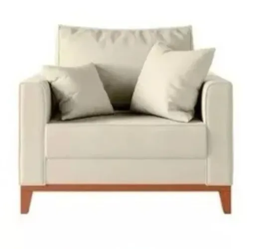 Poltrona de 1 lugar confortável e elegante