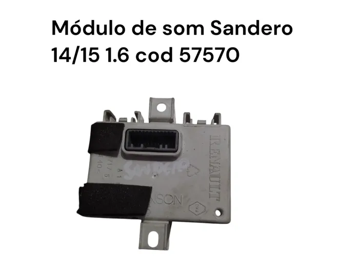 Módulo de som Sandero 14/15 1.6 cod 57570