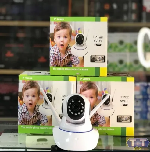 Babá eletrônica 3 antenas wi-fi 