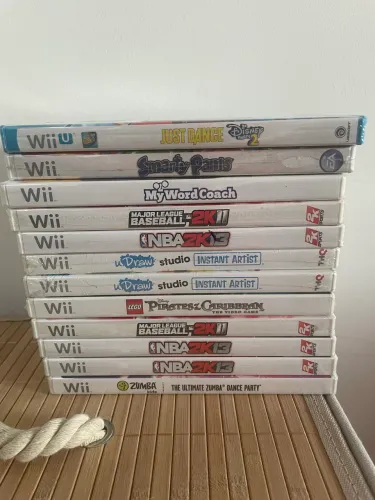 Lote kit 12 jogos nitendo Wii e Wii u lacrados de fábrica 