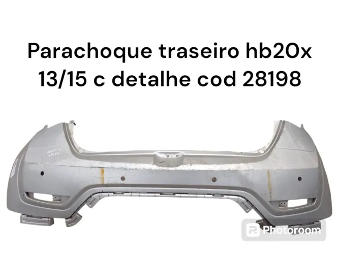 Parachoque traseiro hb20x 13/15