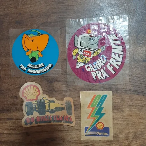 Adesivos Shell ICA antigos