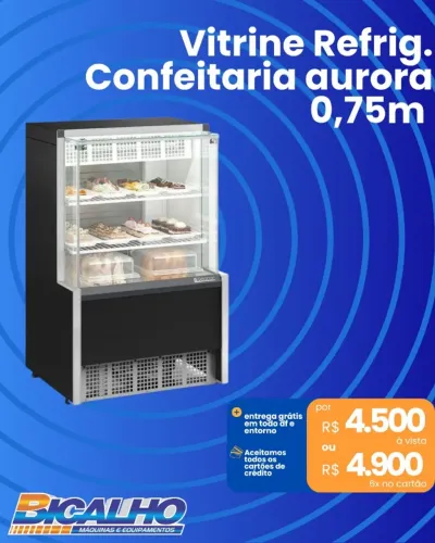 VITRINE CONFEITARIA AURORA NOVA