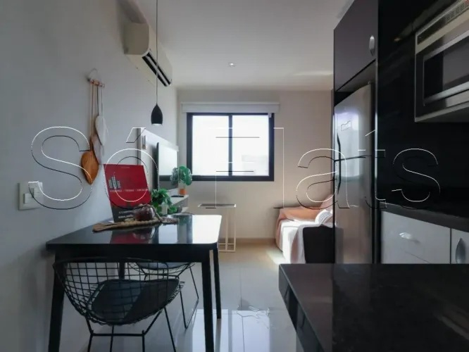 Flat Transamérica Bela Cintra disponível para venda com 42m², 2 dormitórios e 1 vaga de ga