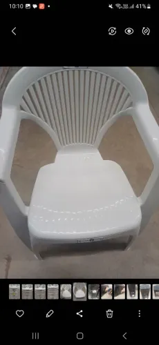 Cadeiras e banquetas pro Natal