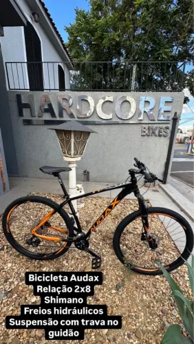 Bicicleta Audax 2x8 Shimano Freios Hidráulicos