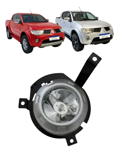 Farol Milha Auxiliar Triton L200 2009 A 2011 Com Moldura Ld