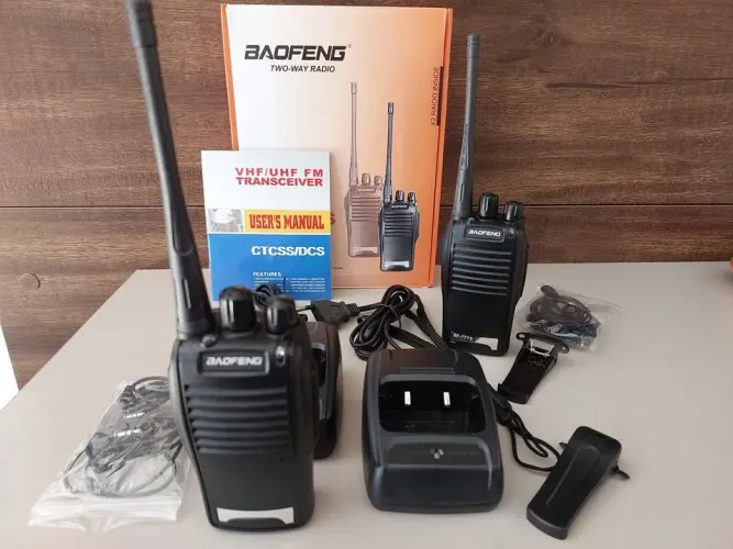 Rádio HT Baofeng BF-777S - VHF/UHF - 2 Peças