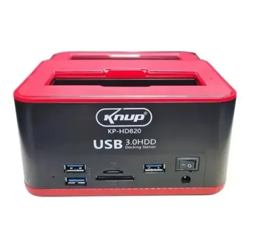 Dock Station Case Leitor Hd Sata Pendrive Sd Usb 3.0 Knup Kp-hd820 Loja Coimbra Entregamos