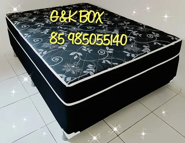 Camas box casal e solteiro 