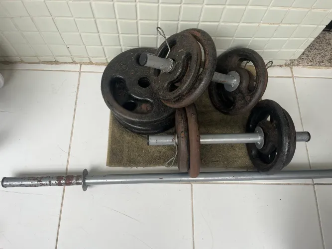 Kit de musculação