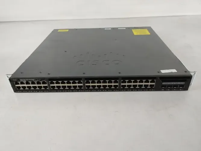 Switch Cisco Catalyst 3650 48 portas PoE 2x10G Uplink LAN Base