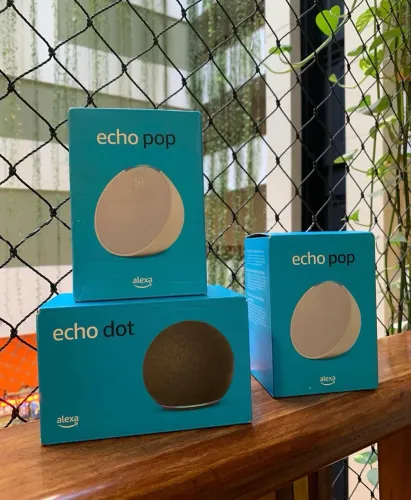Echo Pop Alexa Amazon Disponível 