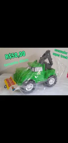 Escavadeira super truck - Brinquedo de plástico