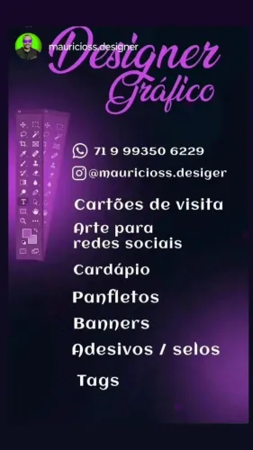 DESIGNER ARTE FINAL PARA QUALQUER SERVIÇO