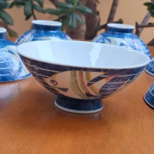 Tigelas Bowls Porcelana Japonesa - Kit 6 Peças