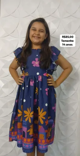 Vestido infantil linha festa Premium