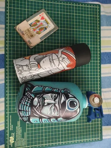 Lote de objetos de arte de rua Street art