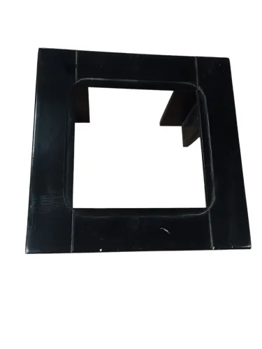 Mesa de vidro preta