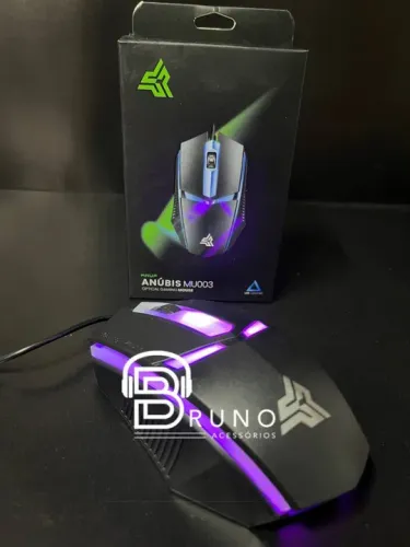 Mouse Gamer Anubis MU003 - RGB - Ótico - Alta Precisão