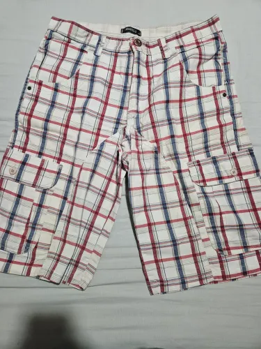 Bermuda masculina xadrez