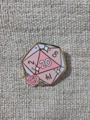 Enamel Pin D20