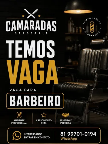 Vaga para barbeiro