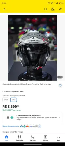 Shark Evoline 58 Capacete