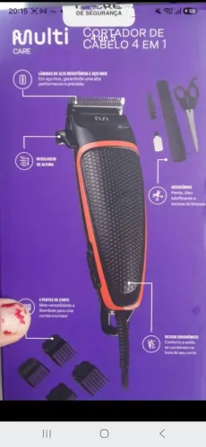 Cortador de cabelo Multilaser