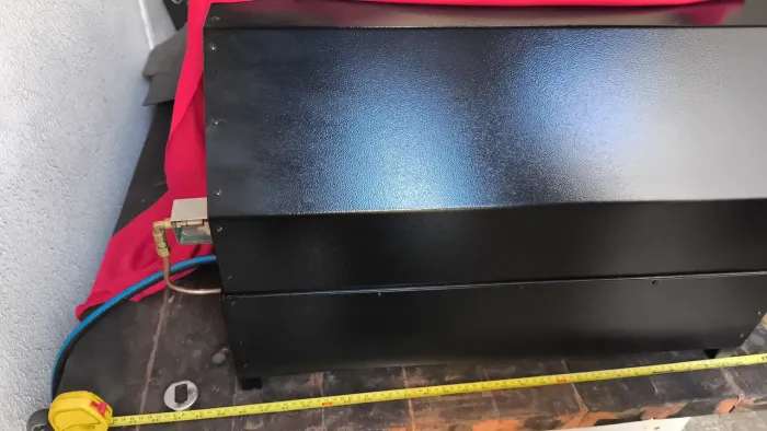 Forno de pizza a gás com rotante e ascendedor eletrico