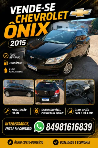 Chevrolet Onix Hatch LS 1.0 8V Flex Power Mec. 4P 2015