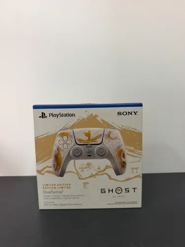 Controle DualSense Edição Limitada Ouro Ghost of Yotei