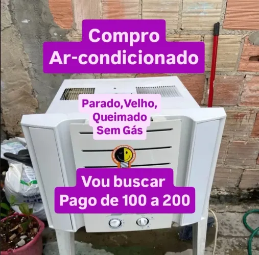 Ar-condicionado Queimado com defeito