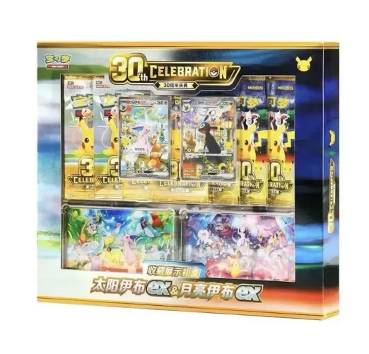 Carta Pokémon 30 anos Box Chinesa UMBREON ESPEON